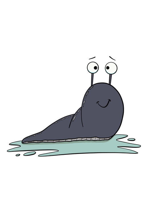 Slurpy the Slug Wall Sticker