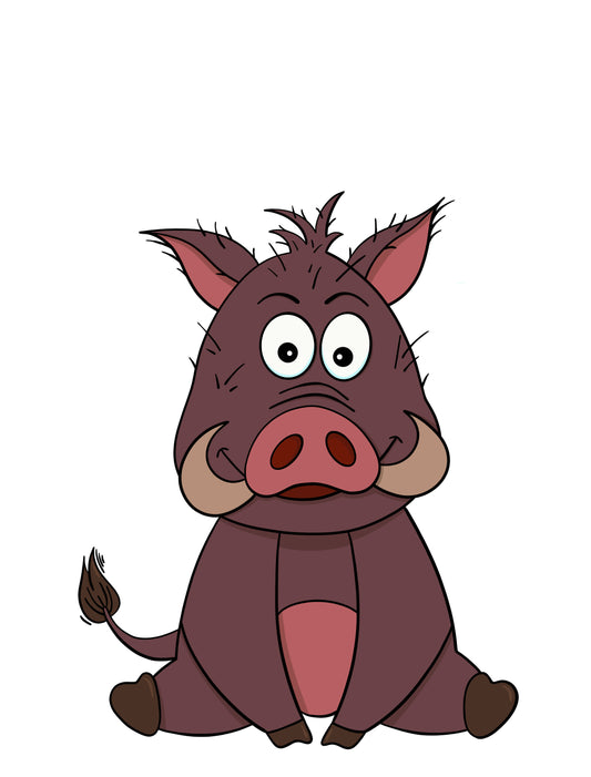 Waddle the Warthog Wall Sticker