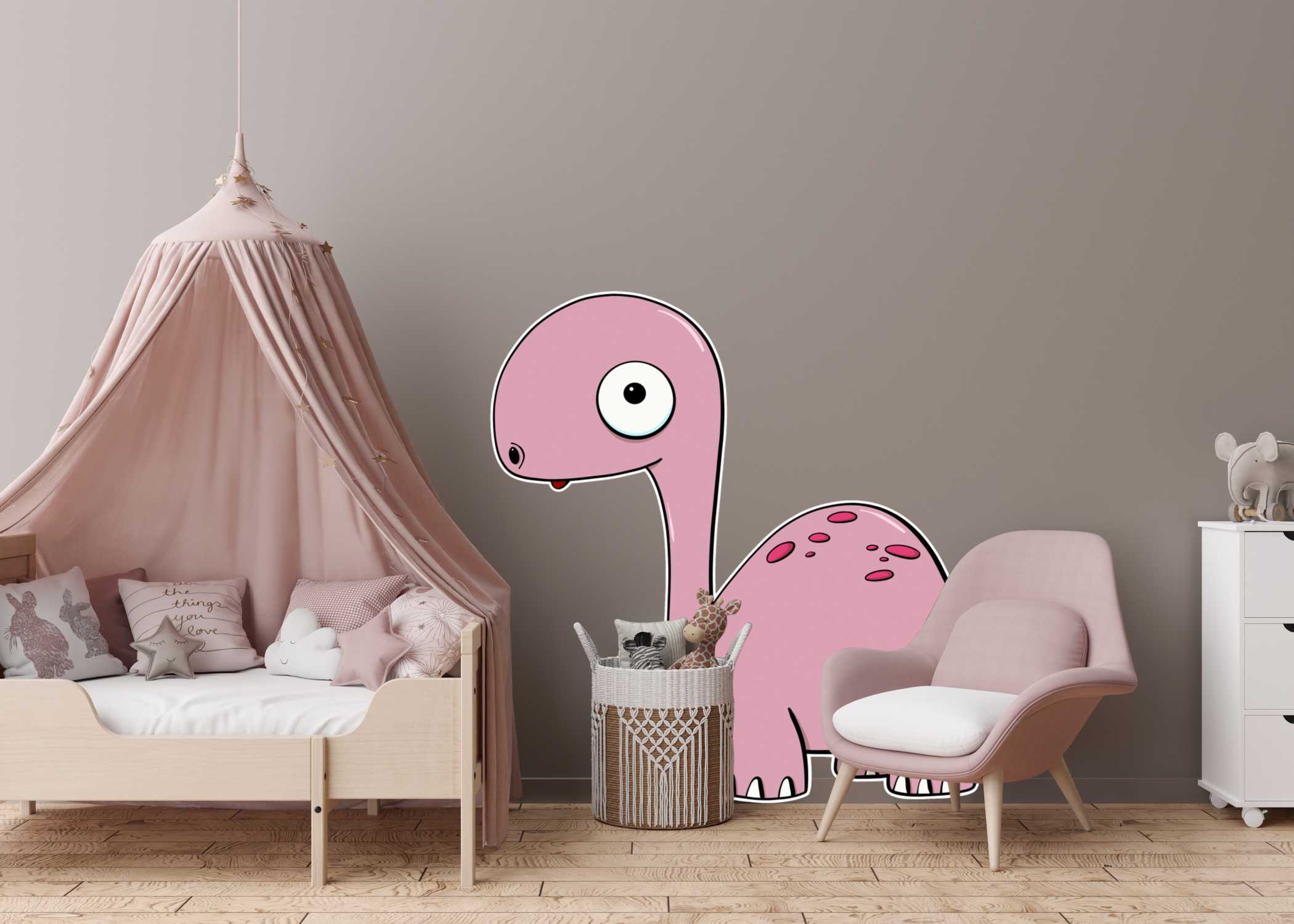 Diddlers the Dinosaur Wall Sticker – thelittlehollowaycompany