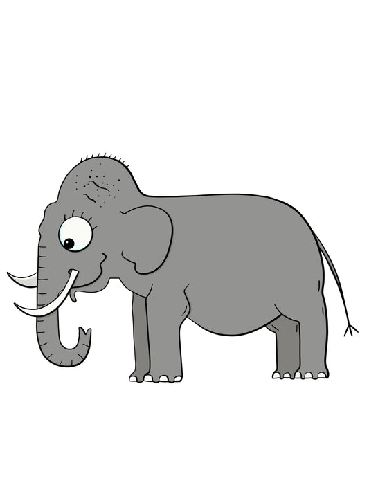 Eleanor the Elephant Wall Sticker